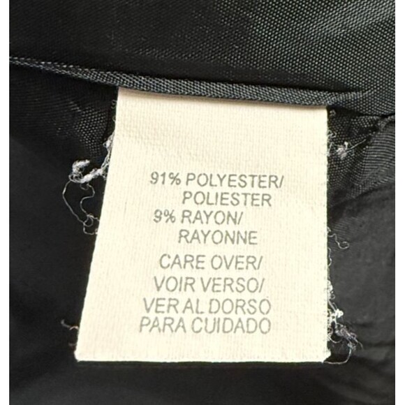 Anne Klein Vintage Y2K Black Blazer 8 Mini Dot Preppy Classic Power Suit Jacket - Picture 4 of 5